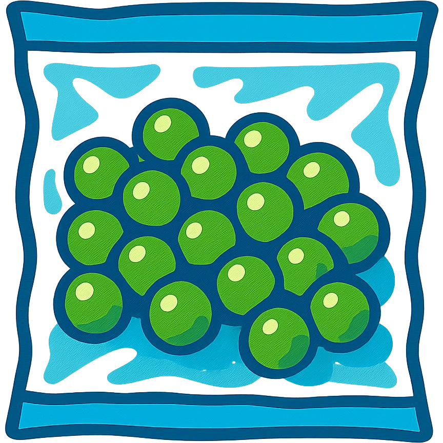 frozen peas emoji