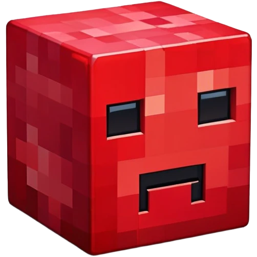 minecraft red block emoji