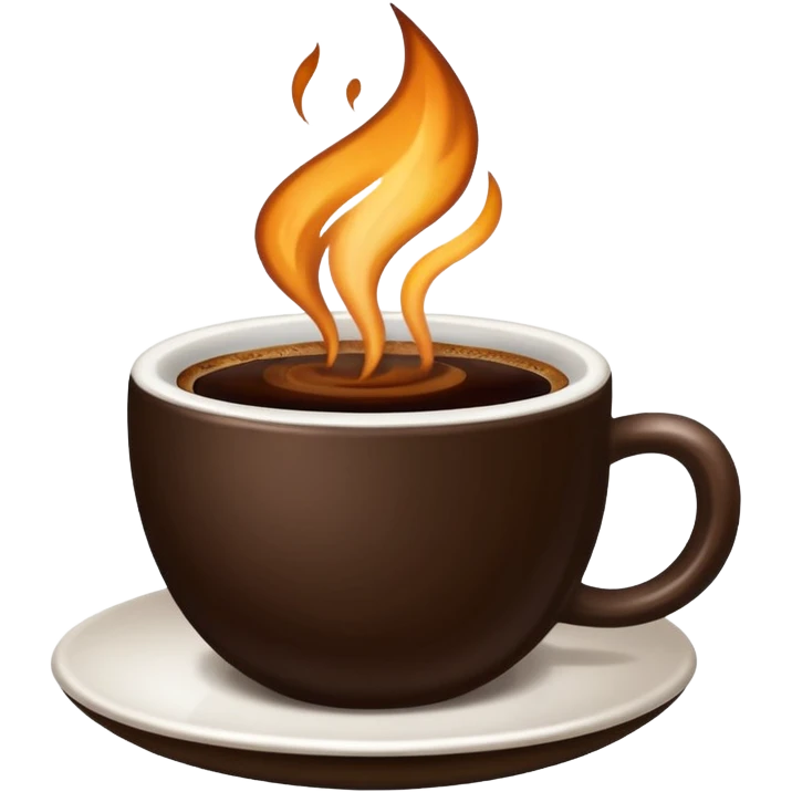 Coffee without Saucer. emoji