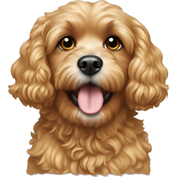 Golden cavapoo  emoji