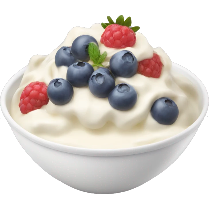 Yoghurt bowl emoji