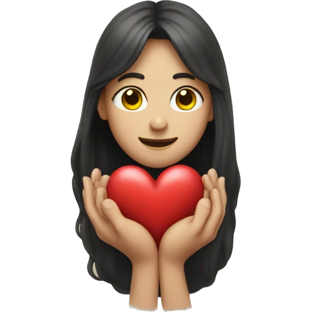 heart in hands emoji