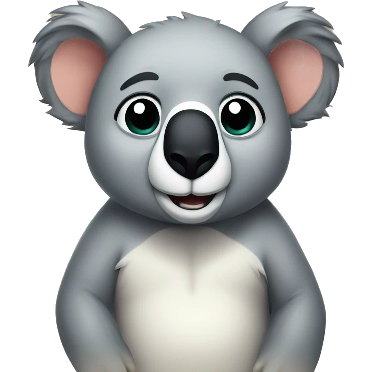 Upset koala in nightcap emoji