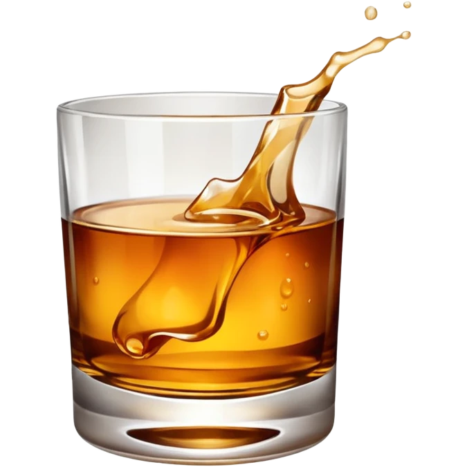glass of whiskey emoji