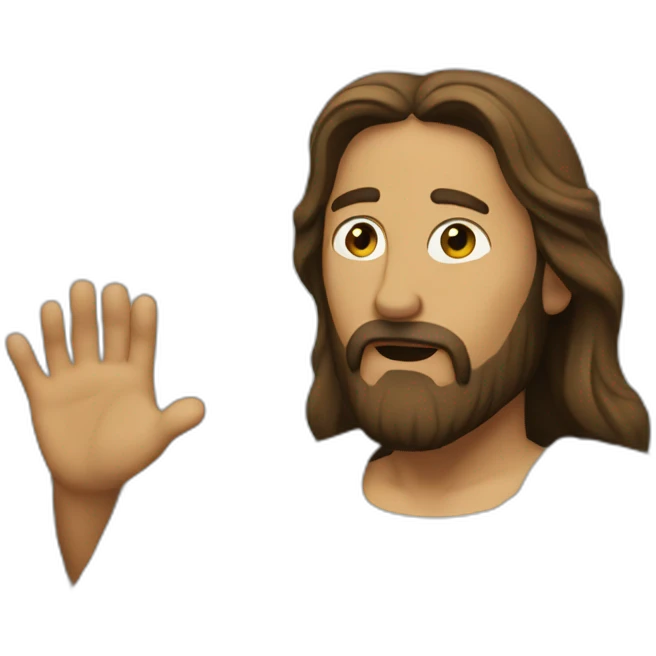 jesus stop emoji