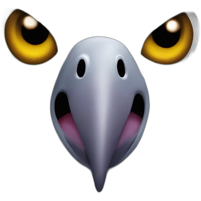 pigeon-face-angry emoji