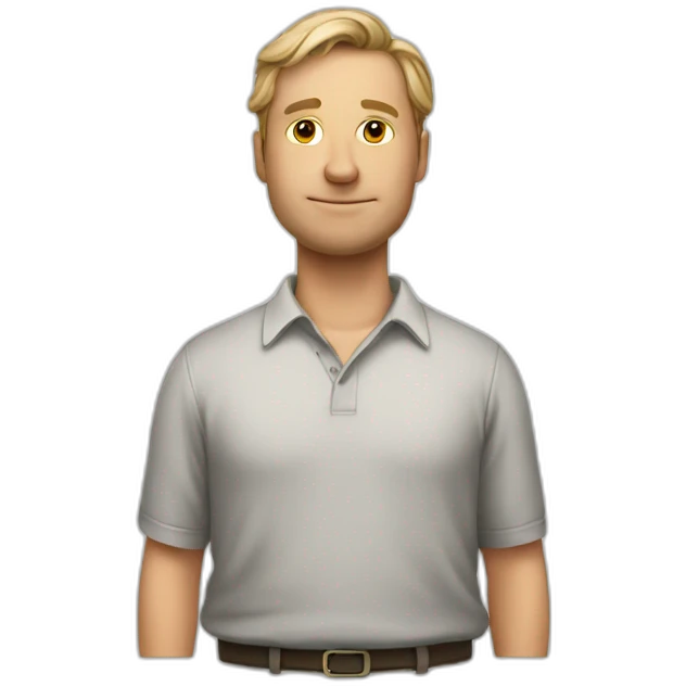 a ball bellied white man emoji