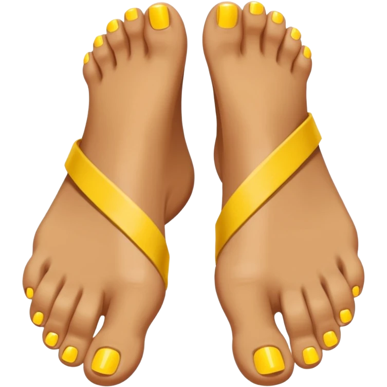Yellow Toes crossed emoji emoji