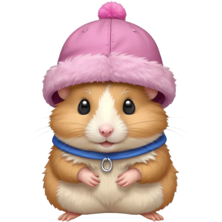 hat-wearing hamster emoji
