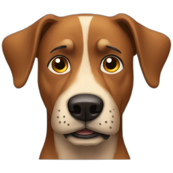 this is fine dog emoji