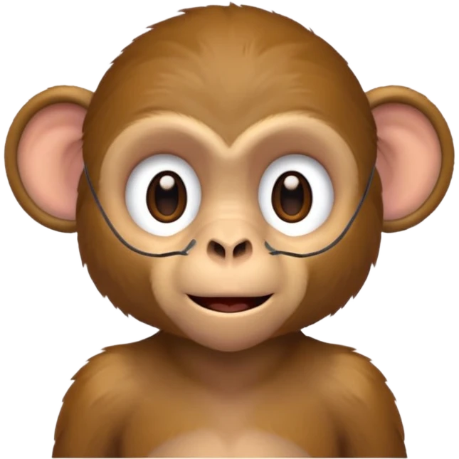 monkey with hearing aid emoji