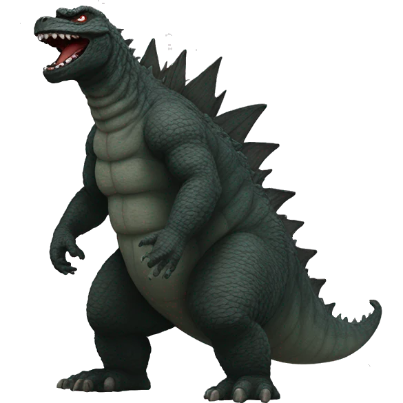 Godzilla with Jordan’s  emoji