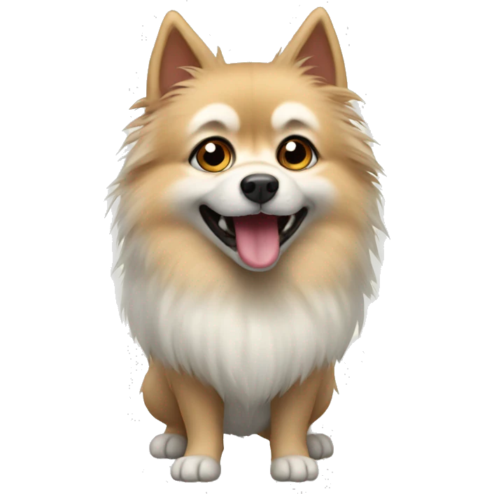 Spitz dwarf emoji
