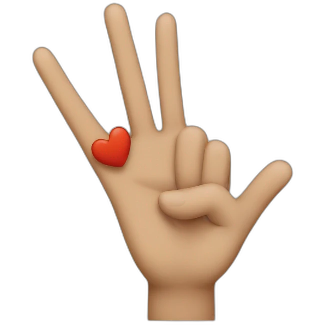 peace and love emoji