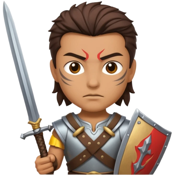 warrior with dual swords emoji