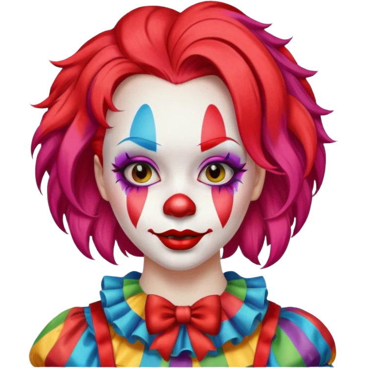 hot girl clown emoji
