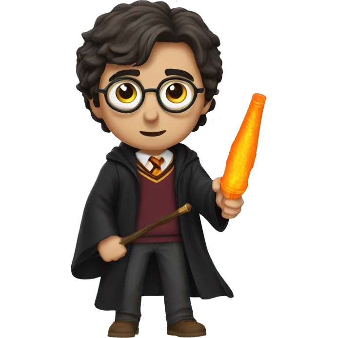 Harry Potter with a NERF emoji