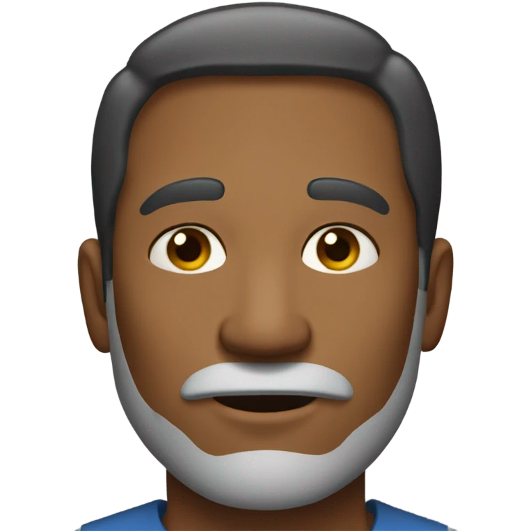 Man without beard and mustache  emoji