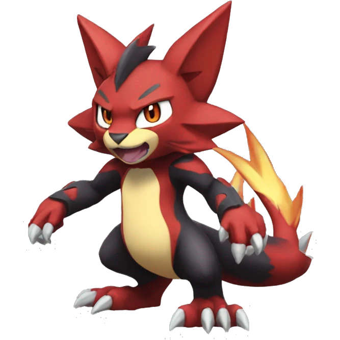 Guilmon-Torracat-Zoroark full body emoji