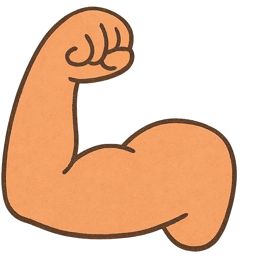 small biceps emoji