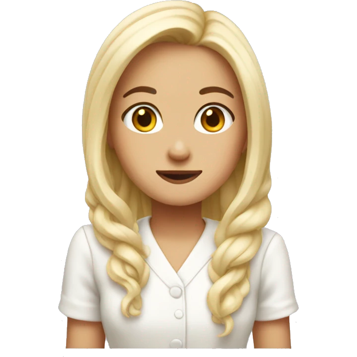 Vanilla girl emoji