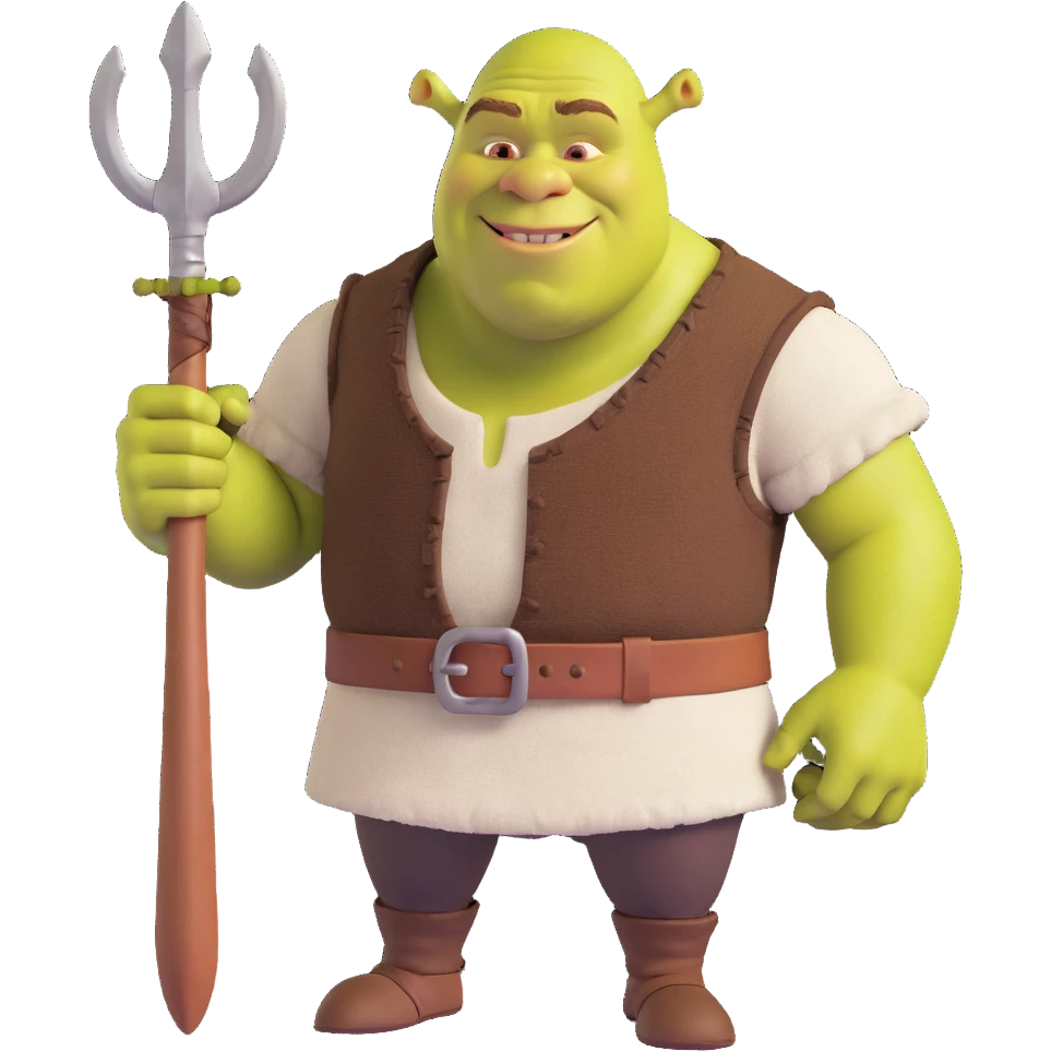 zesty looking Shrek emoji
