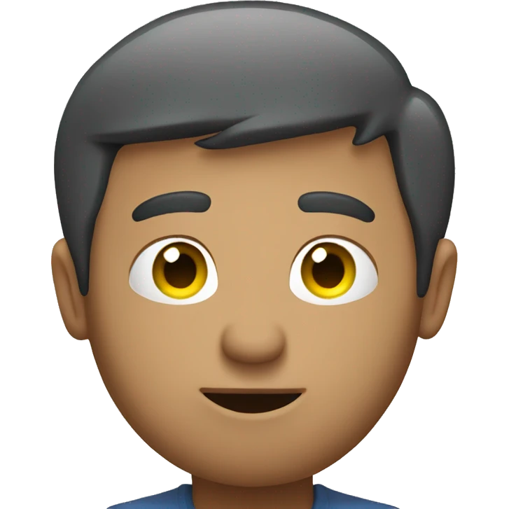 Man from the back looking at SAAS dashboard emoji