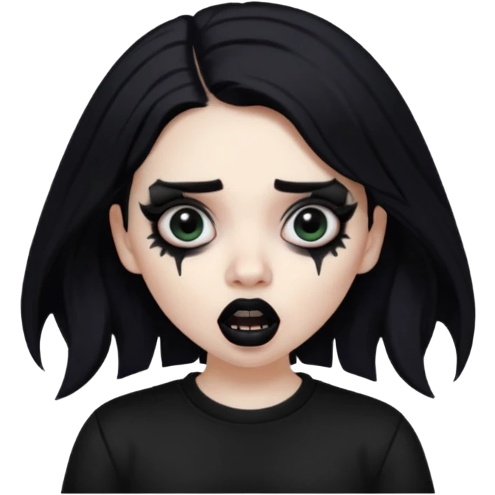Mexican goth girl can’t sleep and yells about new suicideboy album
 emoji