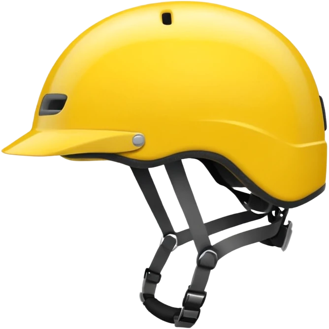 bicycle helmet yellow emoji