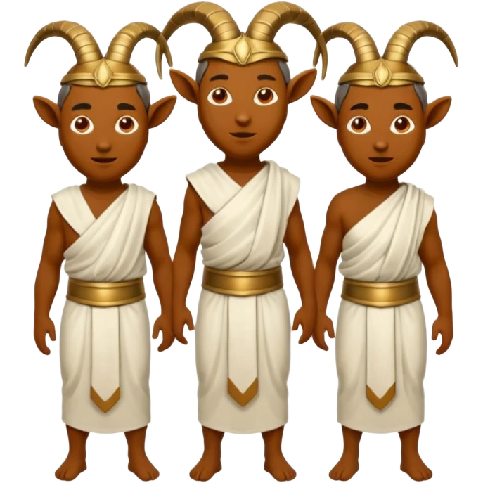 goat headed people emoji