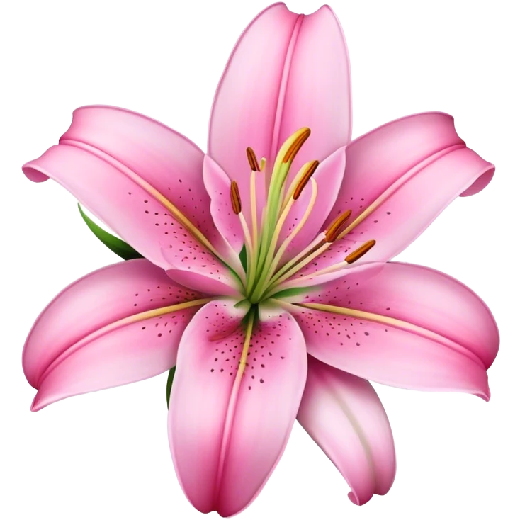 lily flower pink emoji