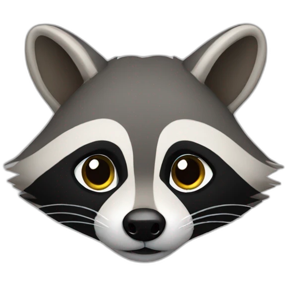 raccoon emoji