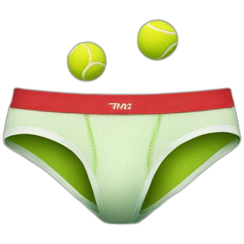 tennis ball in underwear emoji