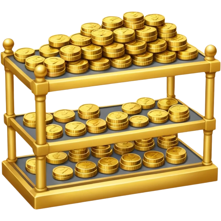 ,Stalls with Coins  emoji