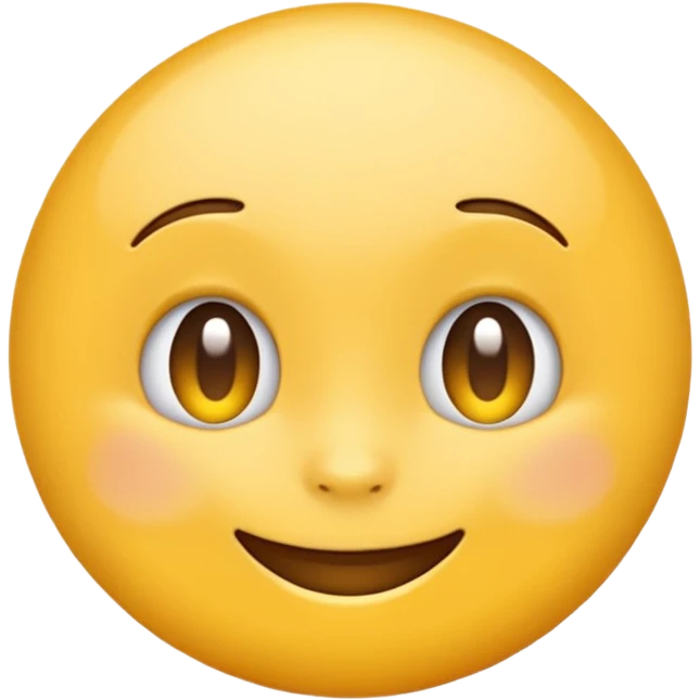 Emoji, yellow round teasing smile emoji