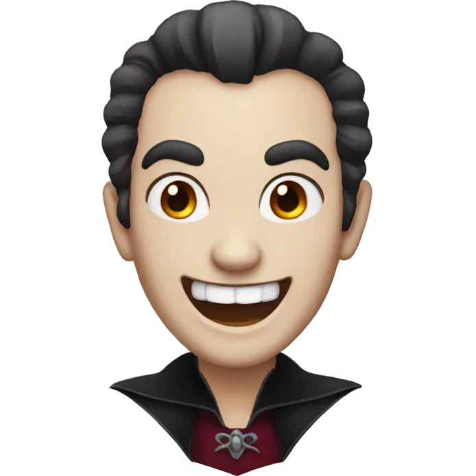 Happy vampire emoji