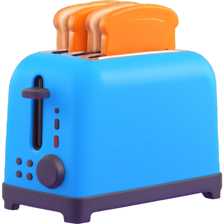 blue toaster emoji