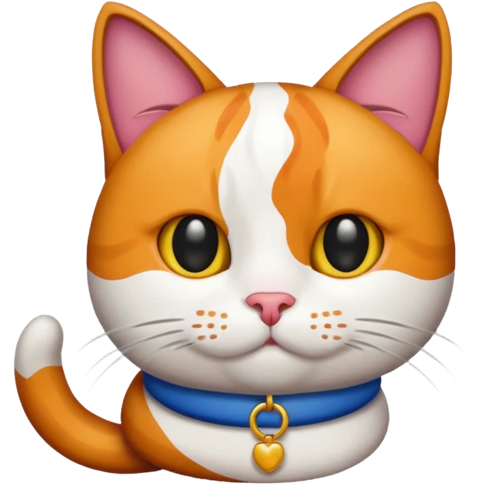 Tricolor cat emoji