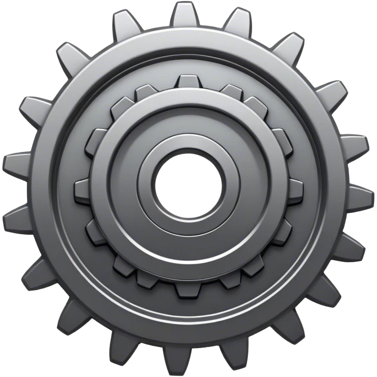 gear emblem emoji