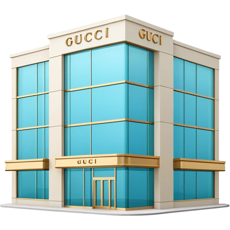 Gucci’s store building emoji