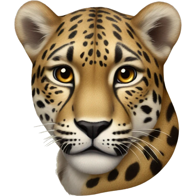Corazón de leopardo emoji