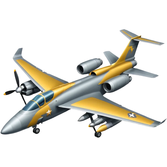 Avion militar emoji