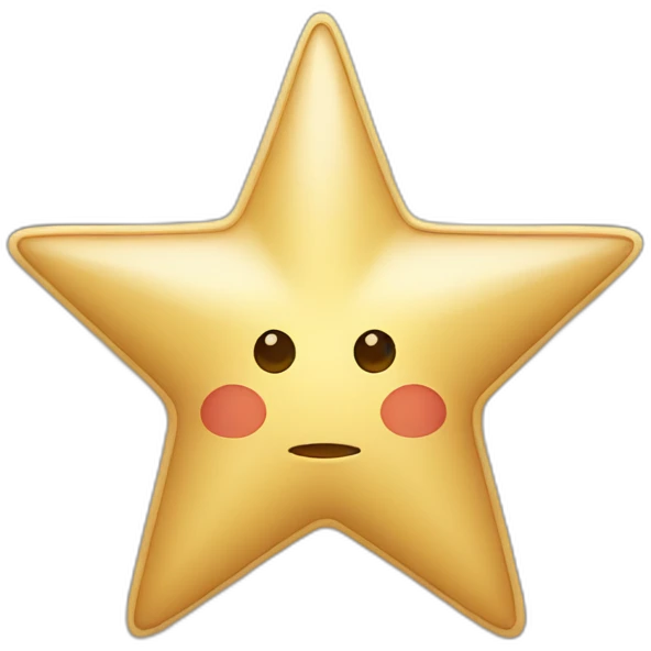 Five-pointed star emoji