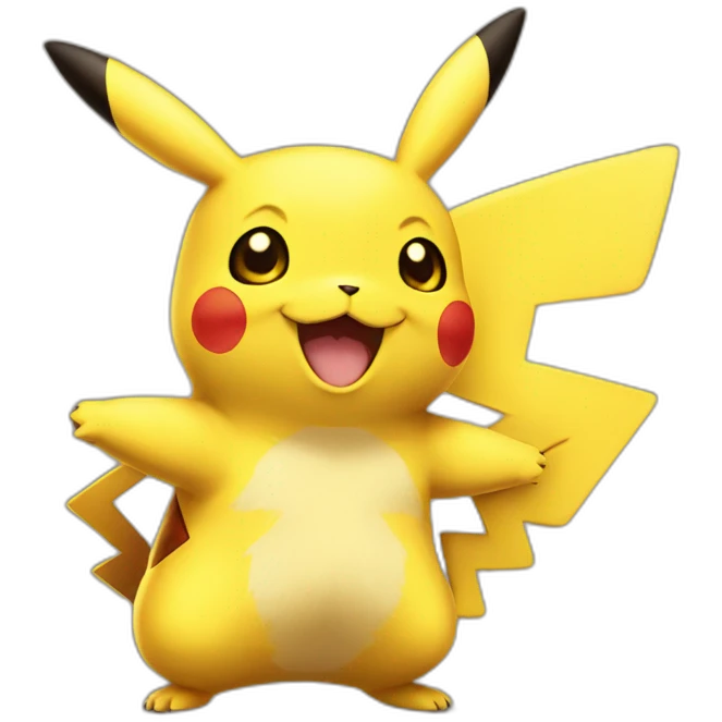 happy Giant Pikachu emoji