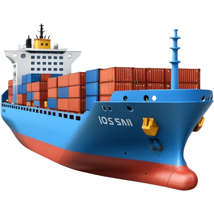 A container ship emoji