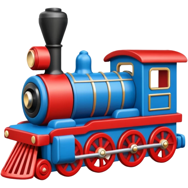 train toy made of wood only emoji