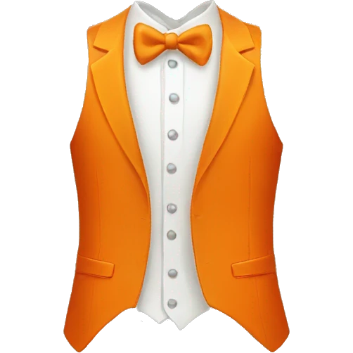 orange tuxedo emoji