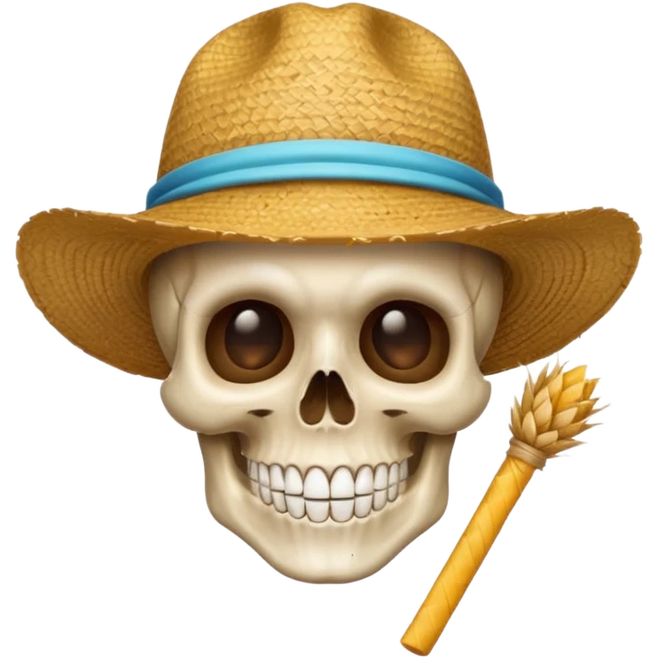Skull strawhat crew emoji emoji