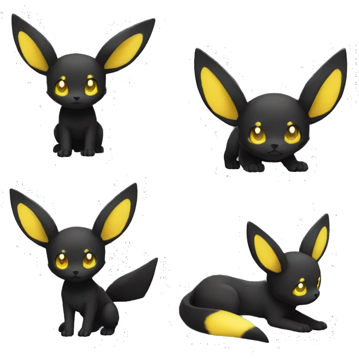 Umbreon full body emoji