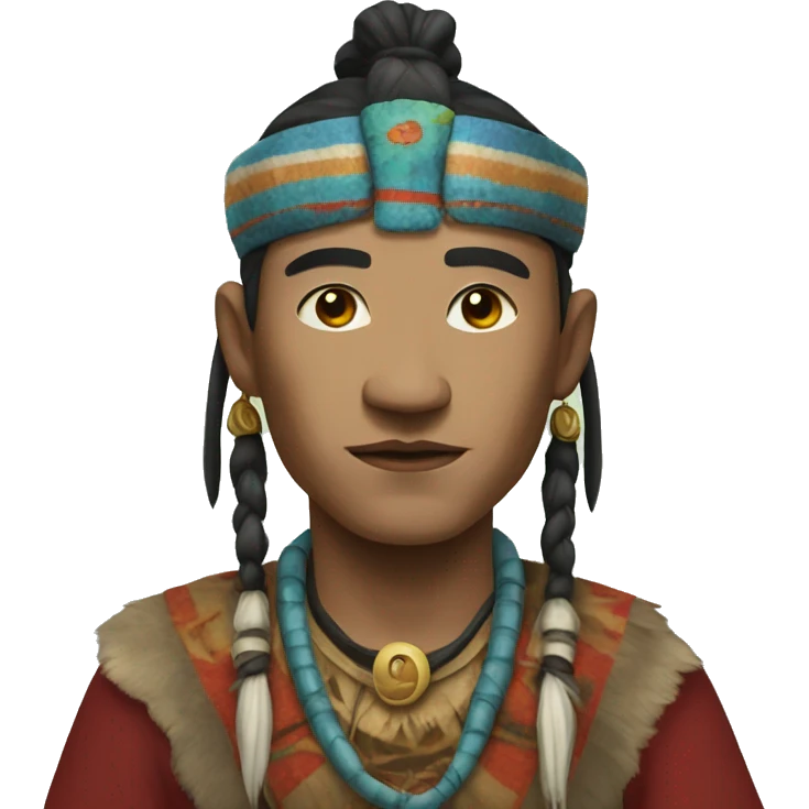 shaman in traditional clothes emoji